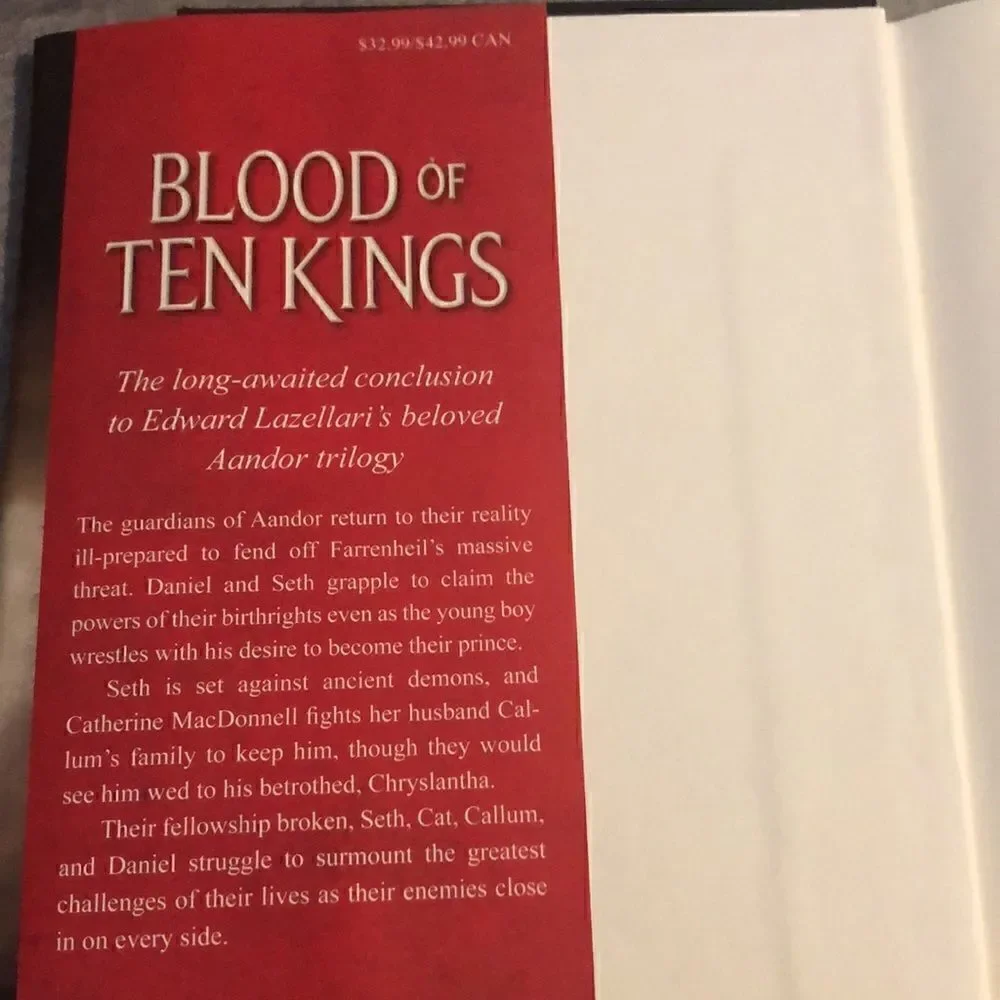 Blood of Ten Kings hardback by Edward Lazellari